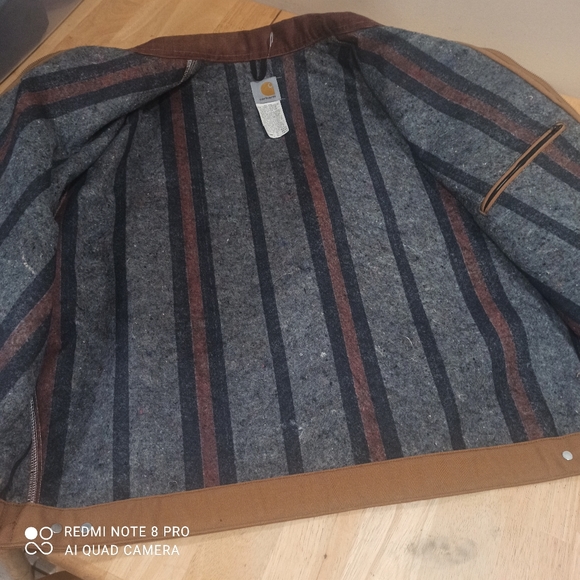 Carhartt men's, full zip up cargo work jacket. size XXL - Picture 13 of 16